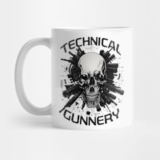 Technical Gunnery Skull Logo Military gift Mug